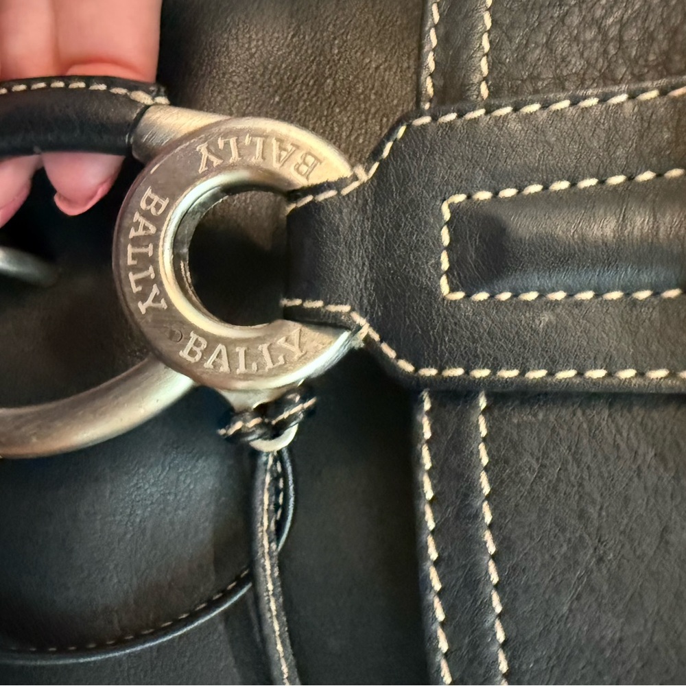 Bally Black Leather Bag - Picture 11 of 16